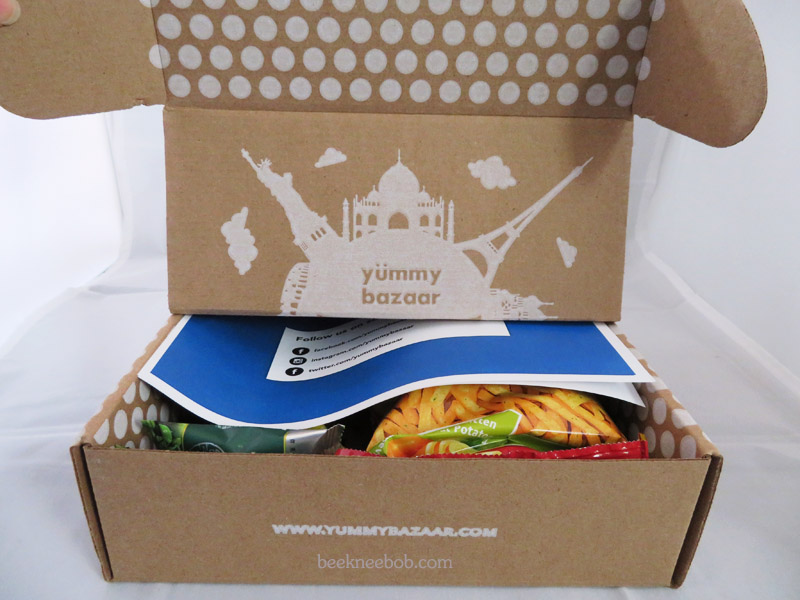 My Review of The Yummy Bazaar World Sampler Box – February 2018
