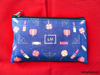 Lip Monthly October 2018 zip pouch