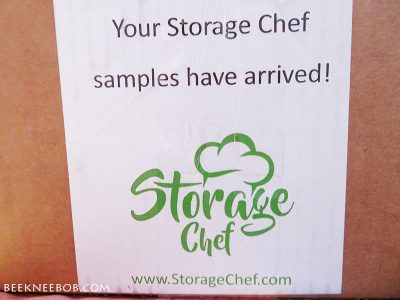 Storage Chef emergency food box label