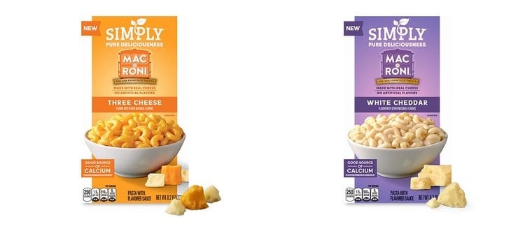 Simply Pure Deliciousness Mac-A-Roni, a wholesome mac and cheese with natural colors and mild flavors